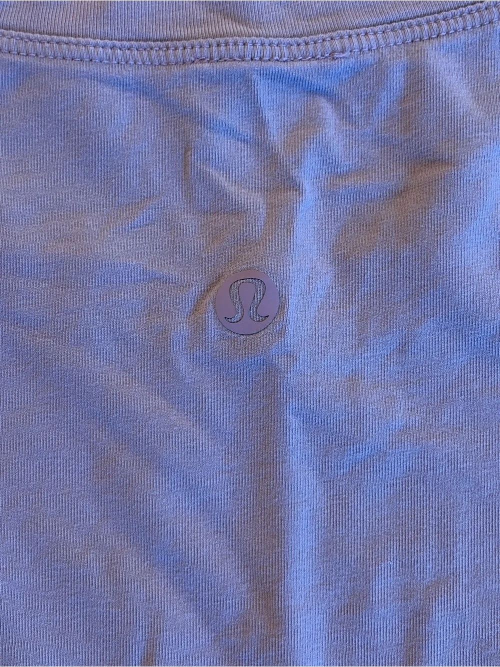 Lululemon All Yours Cropped Tee in Rose Blush